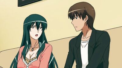 Big-titted babe with green hair loves to fuck in the bathroom, with her big tits and pussy getting licked and fingered