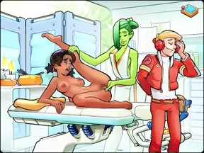 Let's Play - Space Rescue: Code Pink, Lorza make massage for Juli