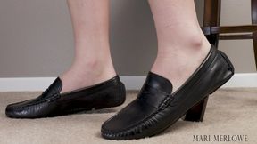 Loafers Dangle and Tease - Mari Merlowe 720p