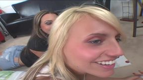 jacky joy s neighbor threesome blowjob & facial