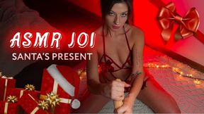 ASMR JOI. Santa’s petite brunette AmyHaze Makes You CUM with handjob