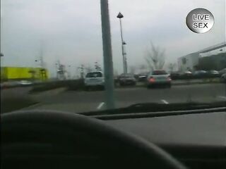 Bulky mother I'd like to fuck bitch satisfy her snatch in car