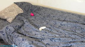 Hot MILF takes off with two different Satisfyer toys