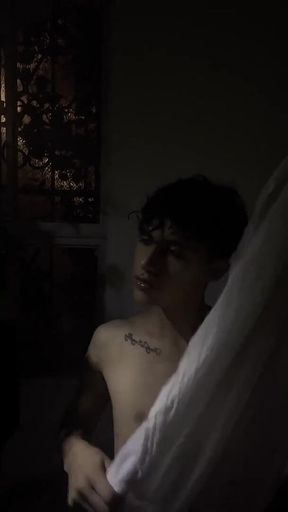 Femboy Naked and Under the Lights