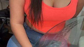 Big Ass Friend's Wife Visiting We Are Left Alone!