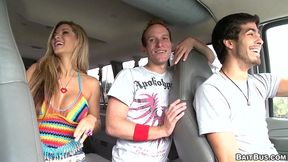 baitbus - al carter and steven ponce fist pumping and butt fucking in the van