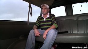 baitbus - al carter and steven ponce fist pumping and butt fucking in the van