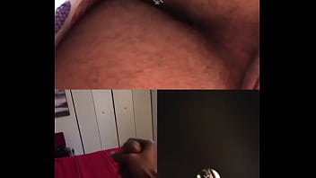 Two dicks in video call