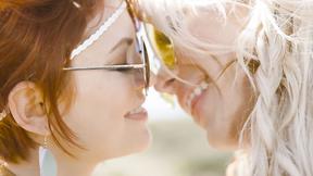 Lovely T-girl-Lesbian Couple Fooling around - Bree Daniels, Aubrey Kate