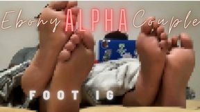 BETA SAFE Ebony Alpha Couple - Foot Ignore