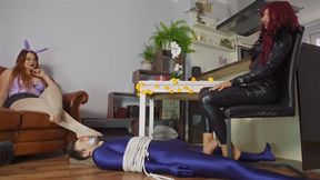 Bad Bunny And Black Queen Ruslana Order Him To Smell Feet During Kicking His Balls - Full