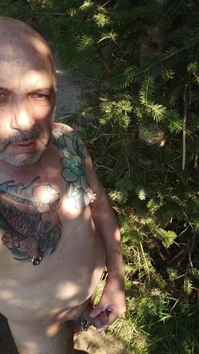 Sls-frank Squirt From My Subincision at the Parking Lot Am Completely Naked