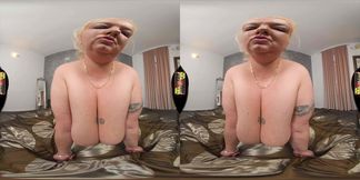 Passionate antonella enjoys jerking on monster breasts with big tits