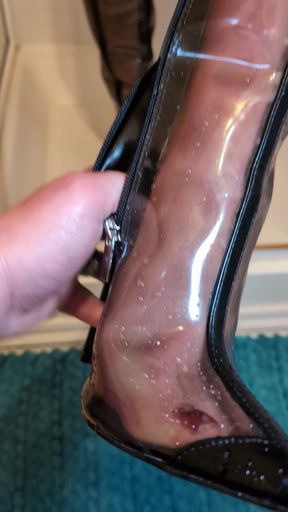Clear Boots Sweaty Removal
