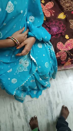 Desi India Aunty Fucking with House Owner for Paying Rent Telugu Audio