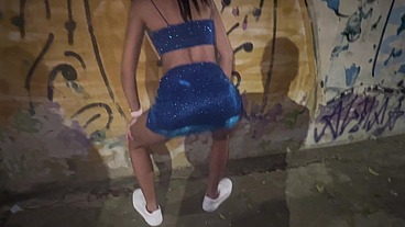 Dogging no mirante da lapa no fim levei gozada na bucetinha