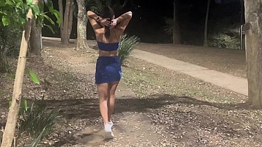 Dogging no mirante da lapa no fim levei gozada na bucetinha