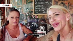 Harleen van Hynten & Adrienne Kiss: Naughty lesbian cam sex fun! CAM4