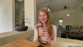 Meeting in a coffee shop culminated in unbridled passion in a luxurious hotel suite