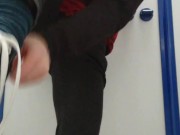 I was ordered to take off my undies and go commando in a public bathroom