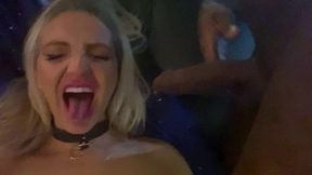 Blonde bombshell receives massive &mdash;  record-breaking &mdash;  face-stretching &mdash;  come-hungry &mdash;  all-day-every-day &mdash;  never-stop &mdash;  gotta-have-it &mdash;  raw &mdash;  unfiltered &mdash;  XXX explosion
