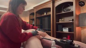 DomLady Mia - Punishment of terror for the Slave - Training: Ass Fucked by the Fucking Machine - Part 3