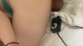 Accidentally Cumming TS: Big Ass Trans Fucks & Masturbates to Orgasm!