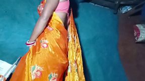Indian 18 year old couple first time saree wearing sex.18 years old couple first time saree wearing.