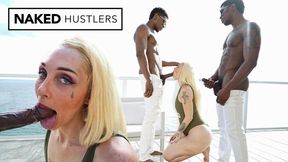 Naked Hustlers featuring Alexis Andrews's big ass white girls video