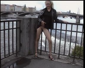 She Is Stunning Blonde From Germany Lady Who Likes to Pee in the Public