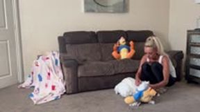 2 plush Toys mocked and destroyed