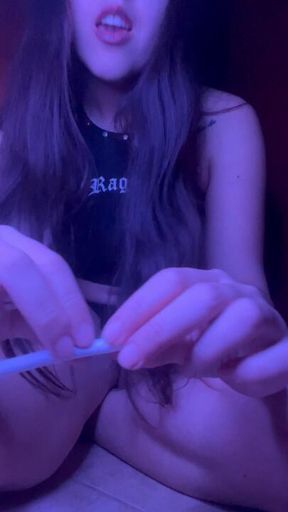 Obedient dogs get to see a goddess smoking ❤️‍🔥