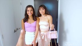 Emily and Judy's natural tits movie