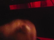 Flash my dick in dark masturbate