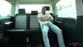 Pretty face cum covered after hardcore van fuck
