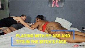 PLAYING WITH MY ASS AND TITS IN THE BITCH`S FACE - BBW THAMY - FULL VERSION - NEW OCTOBER 2025