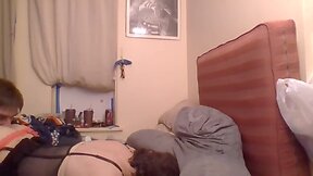 Twink Daddy and crossdresser twink have fun.