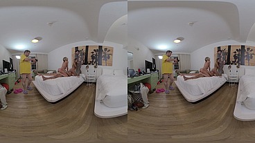 Chloe Temple & Khloe Kapri – Part One - CUCKOLD Watches Sugarbaby DOUBLE PUSSY Penetration (DV, DPP) CREAMPIE THREESOME