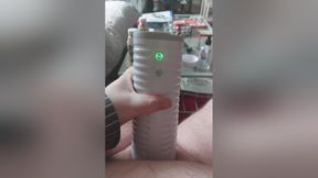 Young Chubby Guy Uses Lovense Max 2 Until He