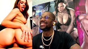 tight teen slut reverse cowgirl fucking inside her tight ass pussy, ai generated