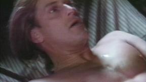 ”Vintage porno where MILF with enormous breasts rides cock”