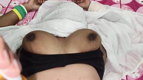 Desi Boudi Boobs Massage with fingering