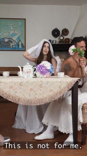 VIP4K. A Bride with Big Tits rides a Stripper right in front of her future Husband   Clip 1
