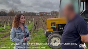 I Get Fucked in a Tractor by a Farmer Who Surprises Me in His Vineyards