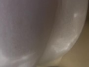 Public Nude Quick Footjob and Underwater Sex