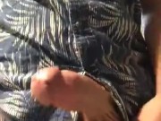 Bicurious teen showing off big thick cock and tight ass