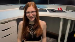 -greedy teen swallows cum for the first time