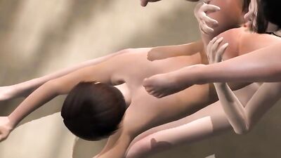 Watch these stunning babes dominate and eat each other's pussies in hot 3D cartoon action!