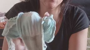 I was supposed to study but i ended Up jerking off in my dirty thong