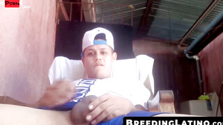Sultry Summer Swap Dirty Blond Gets Down with Hung Latino Lover Outside